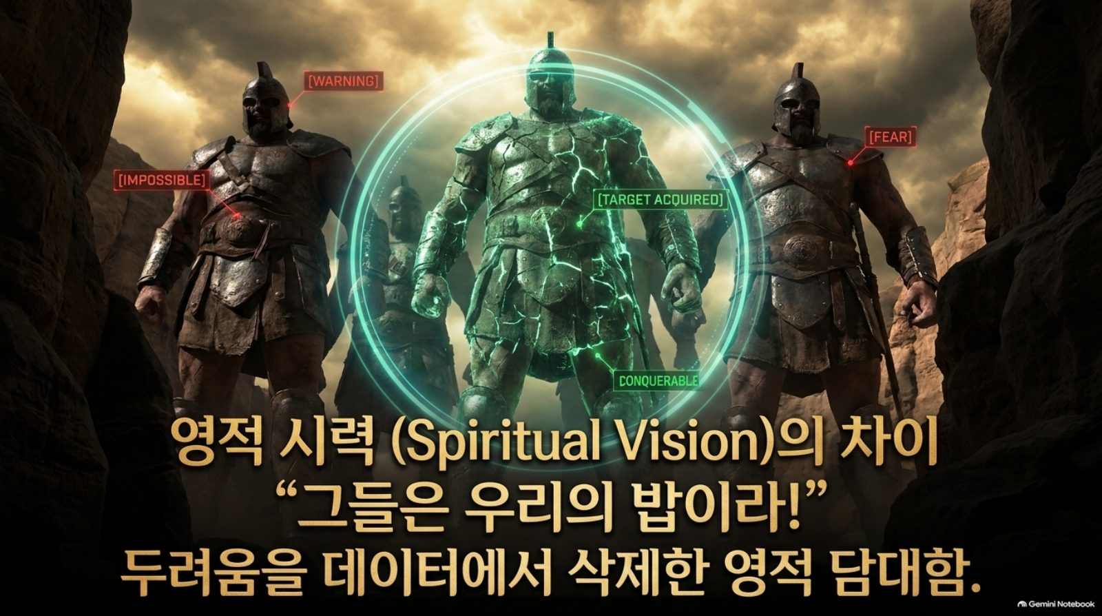 영적 시력의 차이 — 그들은 우리의 밥이라