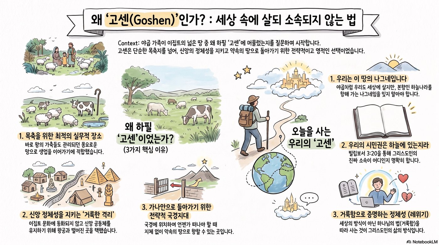 왜 '고센'인가? 세상 속에 살되 소속되지 않는 법 — 최무열 목사